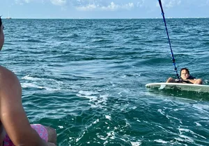 Wake Surfing Lessons & Snorkel Time in Crystal Blue Waters 4hr