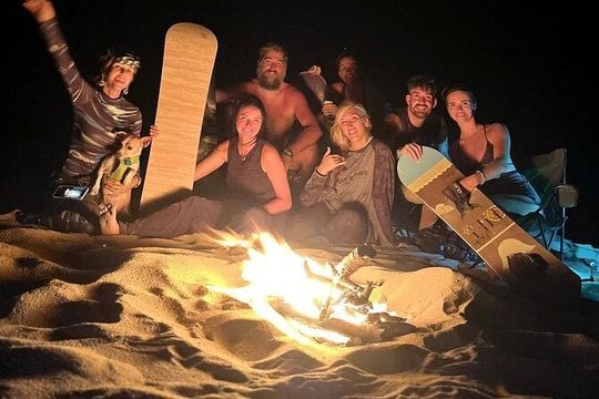 Camping with Sandboarding and Sunset Massages
