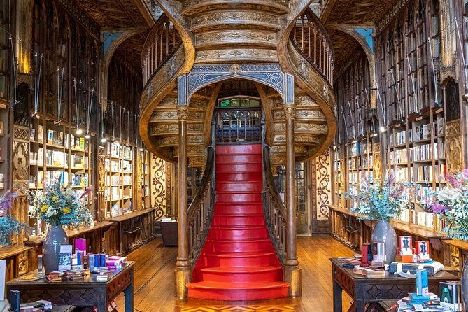 Lello Bookshop Entry Ticket + Porto Local Restaurants Guide