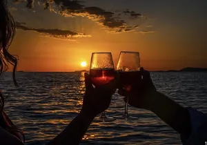Shared Cabo Sunset Cruise with Open Bar and Scenic Views