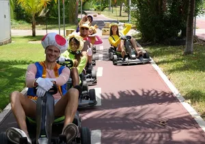 Cancun Go Kart Tour with Costume in Hotel Zone