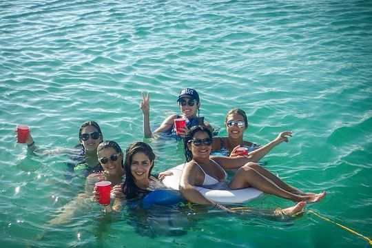 3-Hour 44' Leopard Private Catamaran with Snacks & Open Bar.