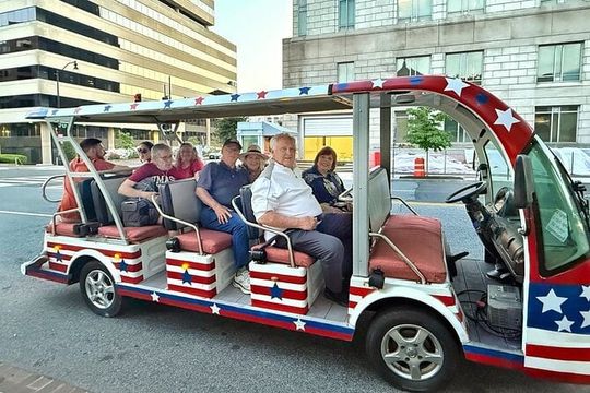 DC Monuments Day or Night American History Electric Cart Tour