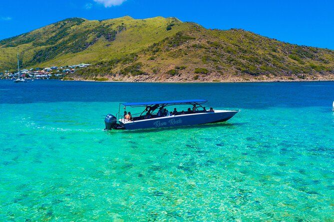 Discovery Powerboat Tour,Snorkeling with Turtles & BBQ Lunch