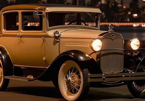 1 Hour - Private New York City Lights Tour in Vintage Car