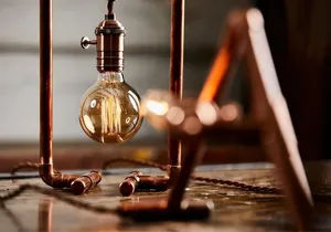 Custom Copper Lamp Making Class - Brooklyn, New York