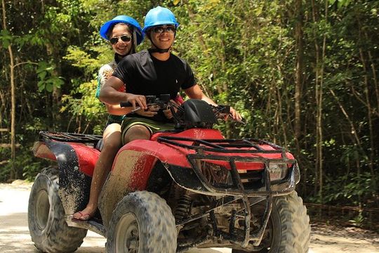 ATVshared,Horseback Riding Cenote &Ziplines from Playa del Carmen