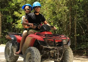 ATVshared,Horseback Riding Cenote &Ziplines from Playa del Carmen