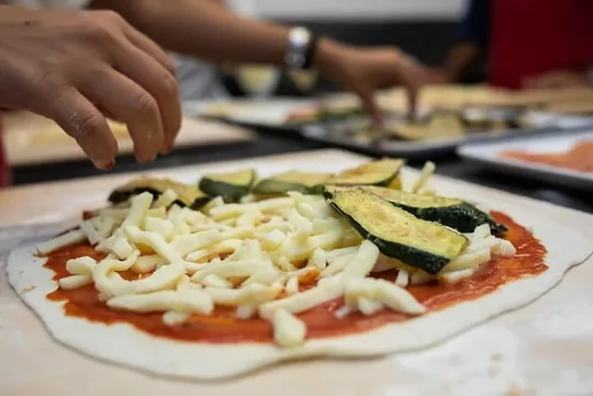 Traditional Roman Pizza Making Class with Wine