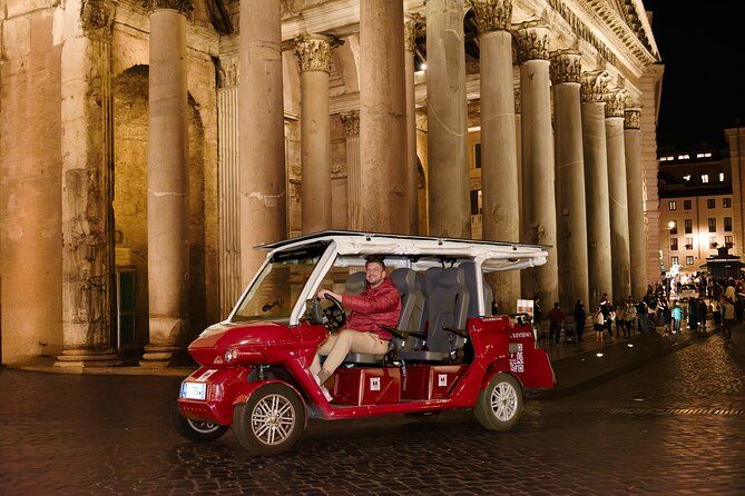 Golf Cart Tour Express Highlights of Rome by Night