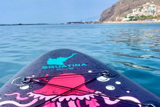 Paddle surfing EN Las Teresitas