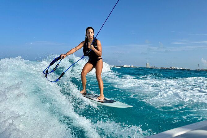 Luxury Private Wakesurf & Wakeboard Experience in Cancun 2 Hours
