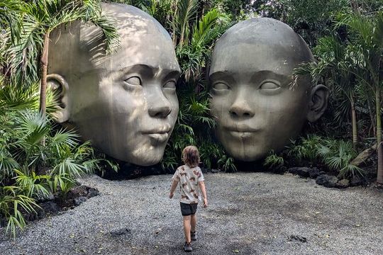 Tulum Instagram Giant Sculpture, Cenote Attik and Azulik Uh May