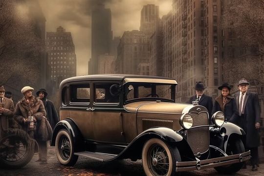2 hour - Private Gangsters and Ghosts Vintage Car Tour