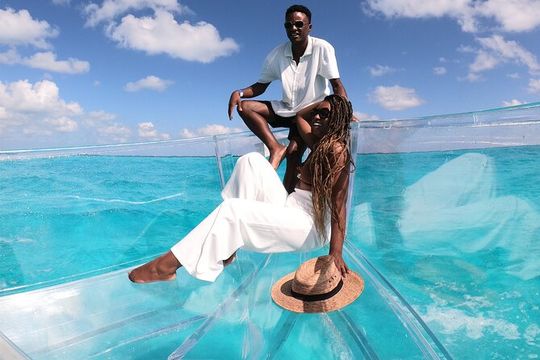 Clear Boat tour in Cancun 1.3 hours from the Cancun Hotel Zone