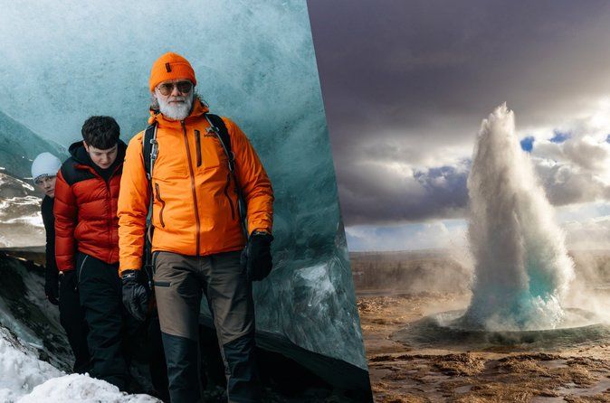 Golden Circle and Ice Cave Tour in Monster Truck from Reykjavik