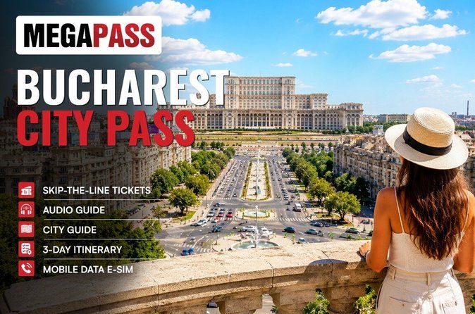 Bucharest City Pass: Parliament, Old Town & Dracula's Castle