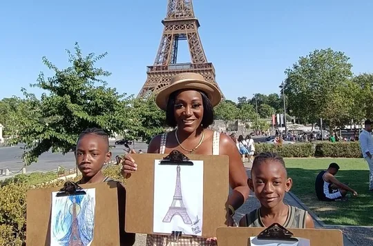 Eiffel Tower Drawing Workshop at the Eiffel Tower