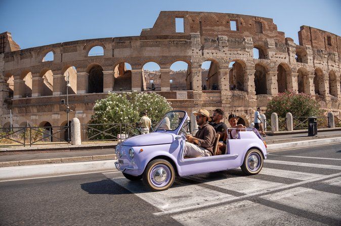 Cabriolet Vintage Fiat 500 City tour with Photoshoot