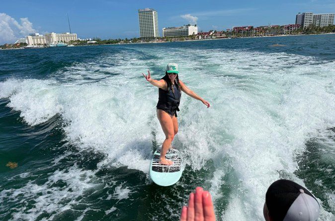 Private Wakesurf & Wakeboard in Cancun's Turquoise Waters 2 Hours