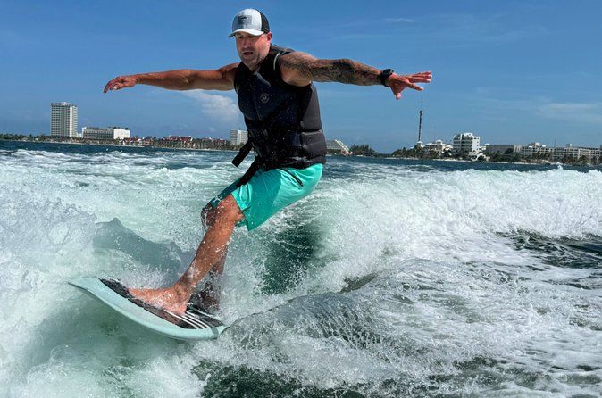Private Wakeboard & Wakesurf in Cancun's Turquoise Waters 3 Hours