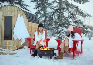Wild Sauna Experience in the Canadian Rockies from Banff Calgary