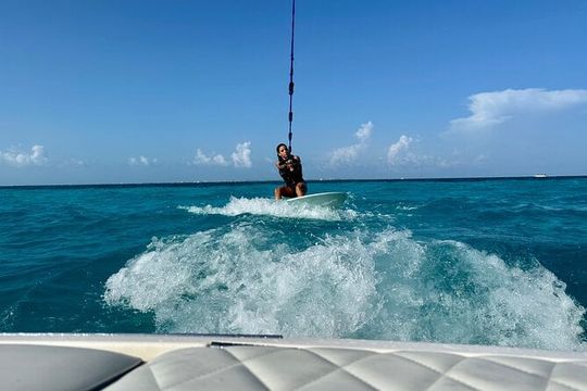 Wake Surfing Lessons and Snorkeling #1 Experience Cancun 4hr