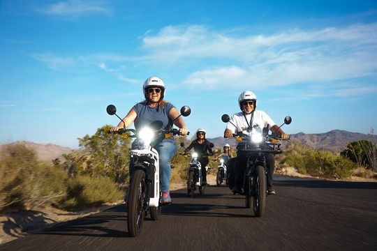 Guided Electric Motorbike Tour inside Joshua Tree National Park