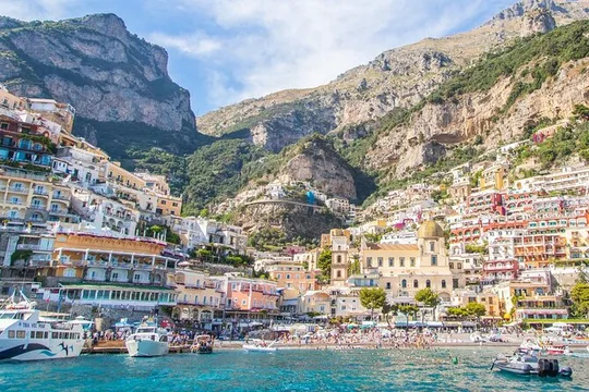 Full-Day Private Positano & Amalfi Boat Tour from Sorrento