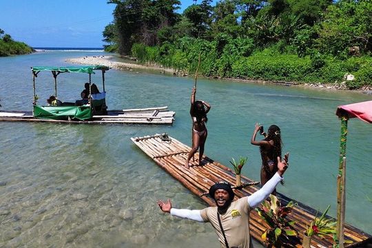 Jamaica Bamboo Rafting Adventure with Limestone Massage