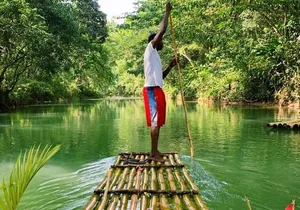 Private Bamboo Rafting at Lethe with Montego Bay