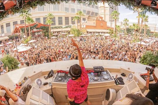 Las Vegas: VIP Pool Crawl with Party Bus, Express Entry & Drinks