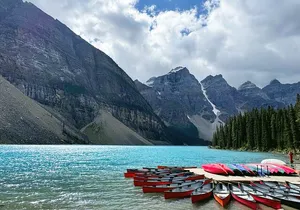 Lake Louise Moraine Emerald Lake Johnston Canyon Banff Yoho Tour