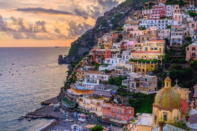 Capri & Sorrento from Positano