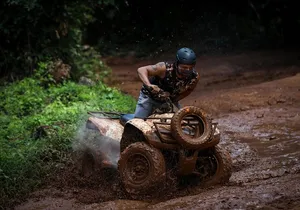 Half-Day Cancun ATV Adventure with Ziplines & Cenote