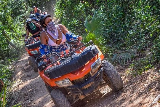 ATV Tour with Free Horseback Ride and Cenote Splash