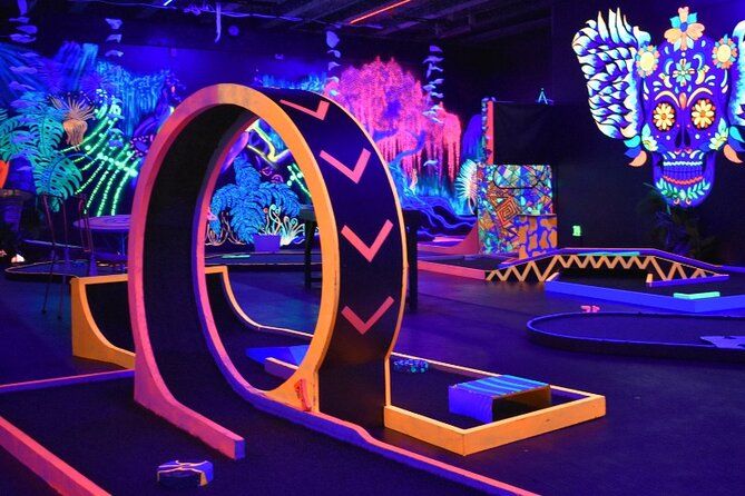 Glow in the Dark Mini Golf in Queenstown