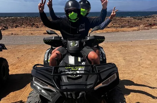 Volcano Hike and Meeting with Squirrels on Quad Bike