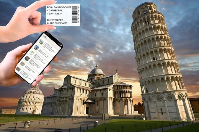 Pisa Leaning Tower & Cathedral Entry Ticket with Audio App