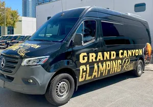 Grand Canyon Glamping & Helicopter Tour by Luxury Car