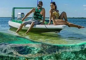 Speedboat and Snorkel Cancun Adventure with Transportation
