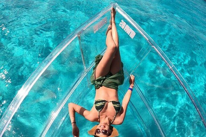 Cancun Clear Boat Tour Nichupté & Sea + Drinks Included