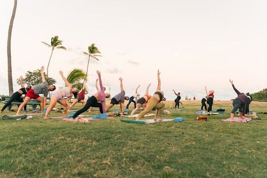Sunset Outdoor Yoga Class