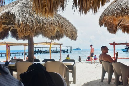 Beach Club and Isla Mujeres Catamaran Tour from Cancun