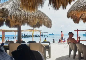 Beach Club and Isla Mujeres Catamaran Tour from Cancun