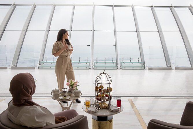 Coffee at The View at The Palm, Dubai –Observatory Deck, Level 52