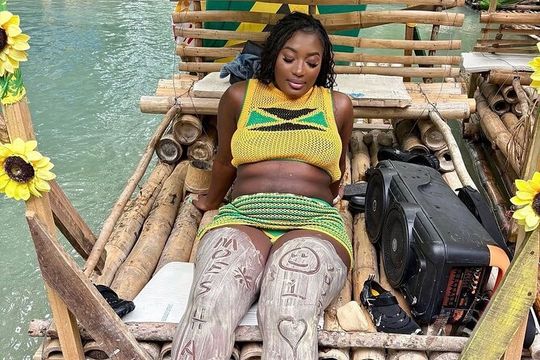 Great river rafting and limestone body massage