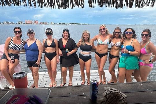 Private 90 Minute Tiki Boat Tour on Fort Myers Beach