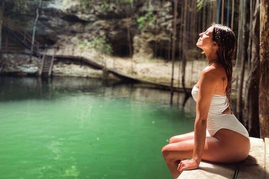Ek Balam and Cenote Swimming in Mayan City
