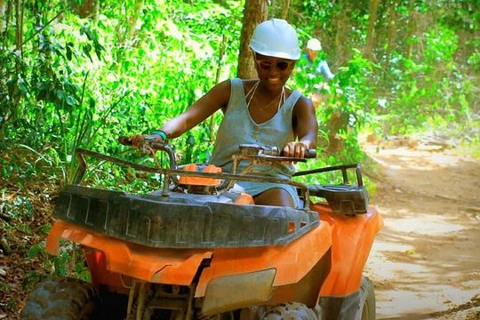 Jungle Adventure to Zipline and ATV Shared from Cancun